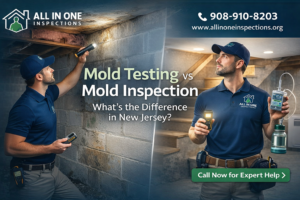 Mold testing vs inspection in NJ